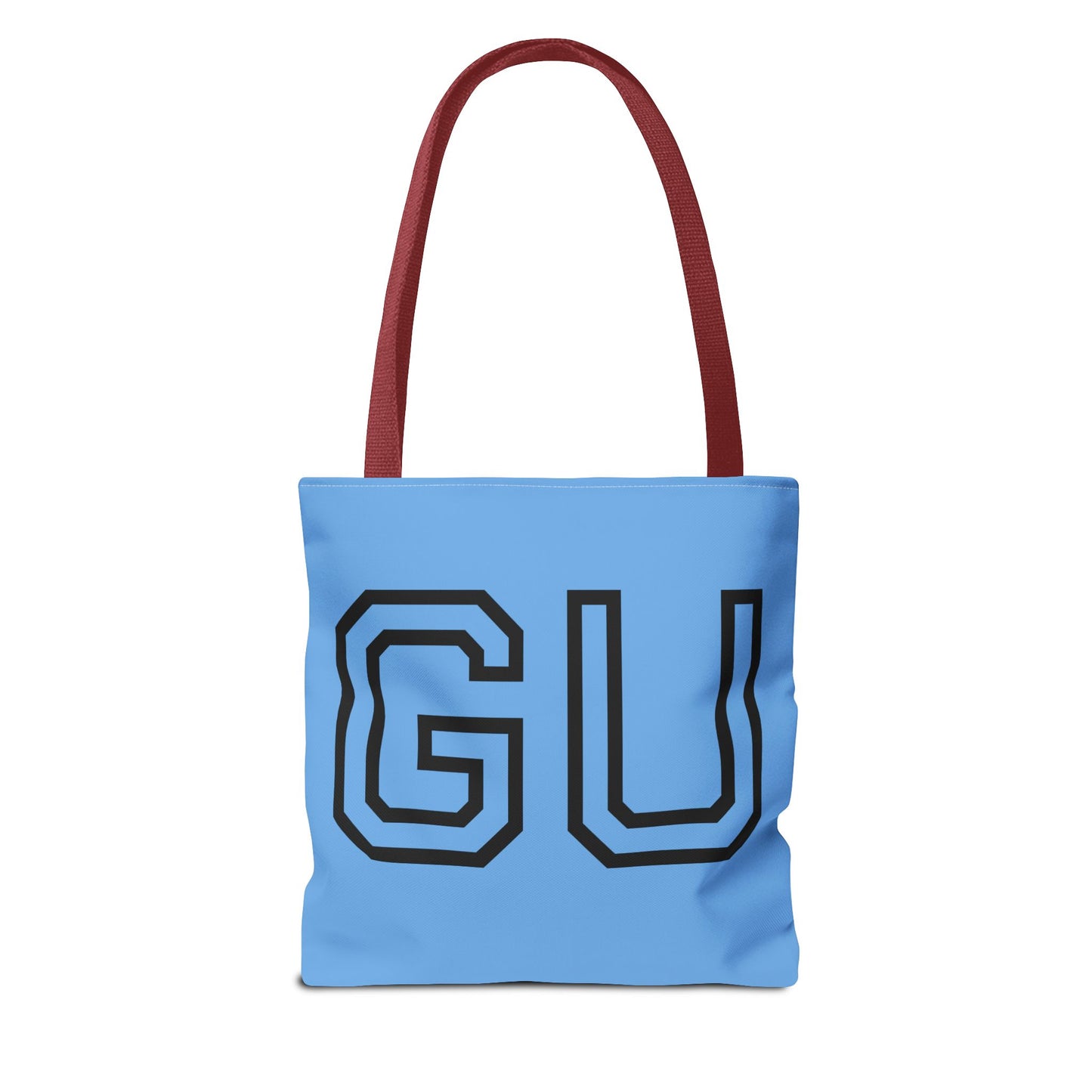 Guam Retro Sunset Tote Bag — Vacation Beach AOP Tote with 'Where America's Day Begins' Design
